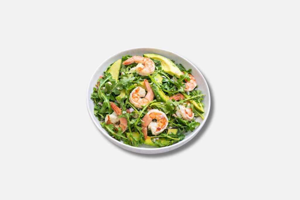 Prawns salad