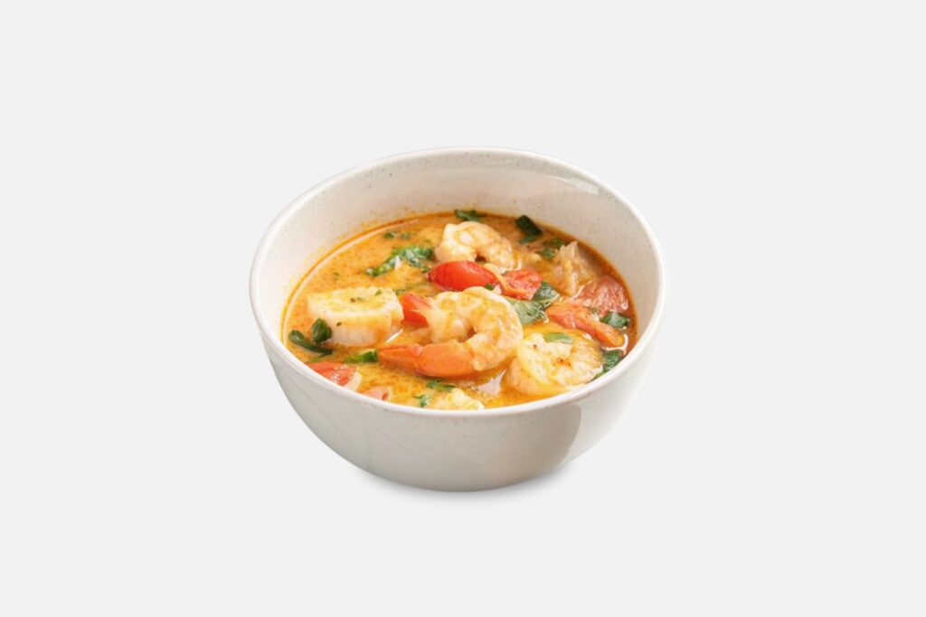 Soupe crevettes