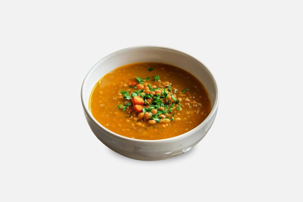 Soupe lentilles